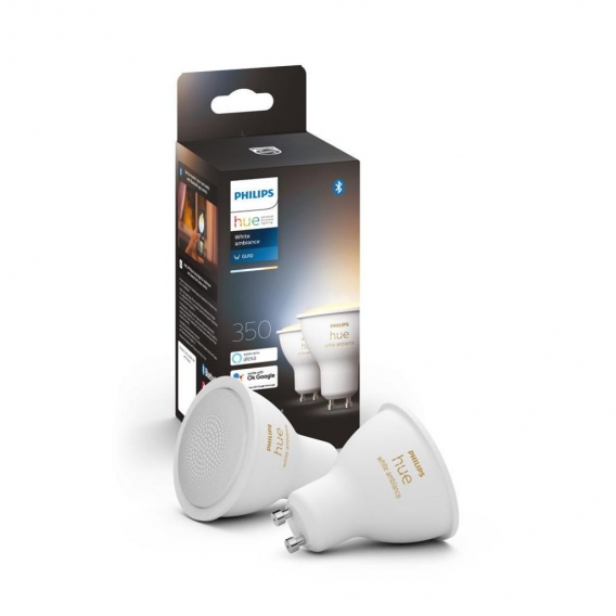 Philips Hue Bluetooth White Ambiance LED GU10 4,3W 230lm Doppelpack