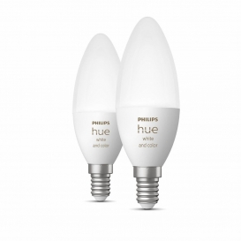 More about Philips Hue Bluetooth White & Color Ambiance LED E14 5,3W 470lm Doppelpack