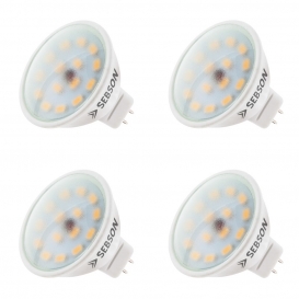 More about LED Lampen MR16 GU5.3 5W - 4x Leuchtmittel 12V warmweiss 3000K 380lm 110° SEBSON