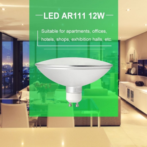 AR111 GU10 12W＝95W 1200LM Wasserdicht LED Rampenlicht Energiesparlampe IP65 120° Kaltweiß