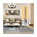 4x MENGS G4 6W LED Birne Lampen Stiftsockel Leuchtmittel AC/DC 12V 560LM Warmweiß