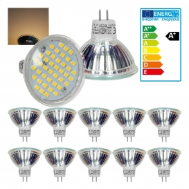 More about ECD Germany 10er Pack MR16 LED Spot 3W - AC 220-240V - 251 Lumen - Warmweiß 3000K - aus Glas - A+ - Birne Lampe Strahler Leuchtm