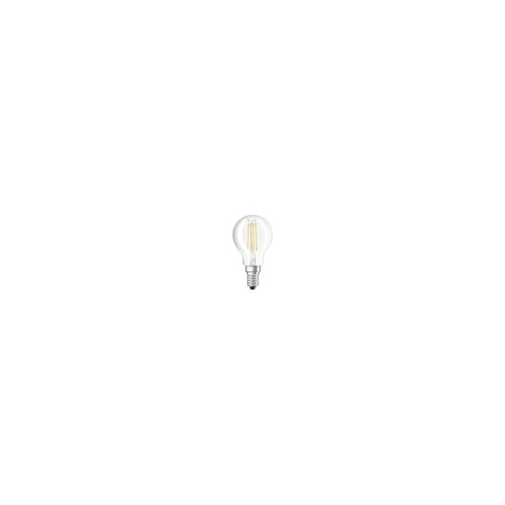 OSRAM Dimmbare Filament LED Lampe mit E14 Sockel, Warmweiss (2700K), Tropfenform, 6.5W, Ersatz für 60W-Glühbirne, klar, LED Retr