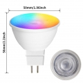 3W MR16 LED Glühbirne RGB Farbwechsel Spotlight Leuchtmittel Lampe Warmweiß 2700K mit Fernbedienung