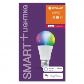 More about LEDVANCE LED-Lampe | Sockel: E27 | RGBW | 2700…6500 K | 9 W | Ersatz für 60-W-Glühbirne | SMART+ Classic Multicolour [Energieeff