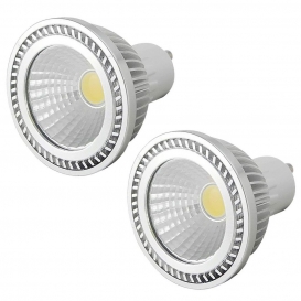 More about 2 Stück GU10 3W LED Strahler COB LED Glühbirne AC 90V-260V In Kaltweiß 6000K Ersatz 20W Halogen Glühbirne 240LM Energiesparlampe