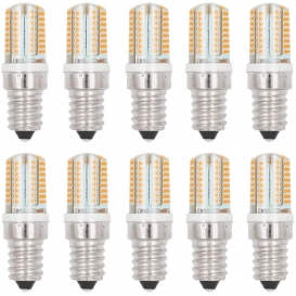 More about 10 Stück Dimmbar E14 LED Lampe 3W AC 220-240V Warmweiß 3000K 64x3014 SMD Mit Silikon Mantel