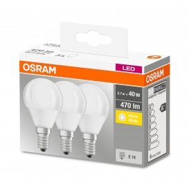 More about OSRAM LED BASE CLASSIC P 40 FS K Warmweiß SMD Matt E14 Tropfen 3er Pack