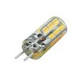 6-er Pack GY6.35 4W LED Lampe 380LM Warmweiß 300K Flimmerfrei LED Licht mit Silikon AC/DC 12V 48X4014 SMD, Ersatz für 30W Haloge