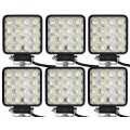 Greenmigo 6pcs Arbeitslicht 48W LED Arbeitsscheinwerfer Offroad Flutlicht Spotlight Reflektor Scheinwerfer Arbeitsscheinwerfer S