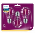 Philips Philips LEDclassic Lampe ersetzt 40W, E27, Standardform, warmweiß (2700 Kelvin)