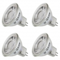 4x LED Lampen MR16 GU5.3 5W Leuchtmittel 12V warmweiß 3000K 36° Spot SEBSON