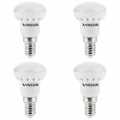 LED Lampen E14 warmweiss - 4x LED E14 3W - E14 LED Reflektor VINSUN Leuchtmittel