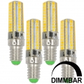 4 Stück Dimmbar E14 LED Lampe 7W LED Licht Kaltweiß 6500K LED Leuchtmittel Ersatz 55W Halogen Glühbirne 550LM Nicht Dimmbar, AC 