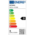 Spectrum LED Filament Leuchtmittel Tropfen 6W ＝ 60W E27 klar 850lm warmweiß 2700K 300°