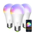 9W E27 Smart WLAN LED Glühbirne Dimmbar RGBCW Lampe Intelligente Birne Kompatibel mit Alexa und Google Home