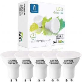 More about GU10 LED Warmweiß Licht 8W Leuchtmittel, Glühlampe 560lm 3000K 230V Abstrahlwinkel 120-160 Grad, Birne Klar Flimmerfrei nicht Di