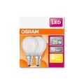 OSRAM LED STAR CLASSIC P 25 FS Warmweiß Filament Matt E14 Tropfen Doppelpack