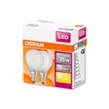 OSRAM LED STAR CLASSIC P 25 FS Warmweiß Filament Matt E14 Tropfen Doppelpack