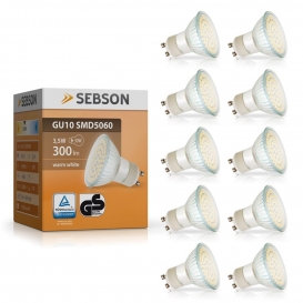 More about 10x LED Lampe GU10 warmweiss 4W / 30W Leuchtmittel Strahler Spot 230V SEBSON