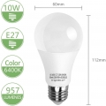 Aigostar Led E27 Kaltweiß 10W Leuchtmittel Birne Lampe 6400K 850 Lumen Abstrahlwinkel 280 Grad A60 Glühbirnen Tropfen 5 Stücke E