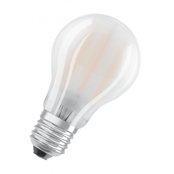 OSRAM LED BASE Classic A75, matte Filament LED-Lampen aus Glas für E27 Sockel, Birnenform, Kaltweiß (4000K), 1055 Lumen, Ersatz 