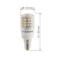 4x LED Lampe E14 warm weiß 3W / 25W 230V Leuchtmittel 240lm 2900K 280° SEBSON