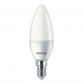 Philips LED Lampe ersetzt 40W, E14 Kerzenform B35, weiß, warmweiß, 470 Lumen, nicht dimmbar, 3er Pack