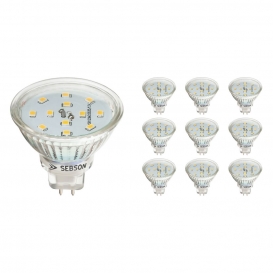 More about 10x LED Lampen MR16 GU5.3 warmweiss 5W RA97 flimmerfrei 12V Leuchtmittel SEBSON