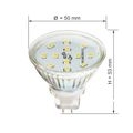 10x LED Lampen MR16 GU5.3 warmweiss 5W RA97 flimmerfrei 12V Leuchtmittel SEBSON