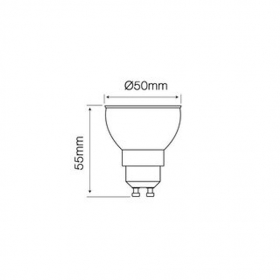 6er Pack LED Leuchtmittel | GU10 SMD | 10W | 120° | Dimmbar | 1000 Lumen | Glühbirne | Glühlampe | Spot | Stromsparend | warmwei