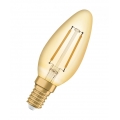 OSRAM LED VINTAGE 1906 CLASSIC B 12 FS Warmweiß Filament Gold E14 Kerze