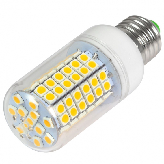 2 Stück E27 LED Lampe 12W LED Maislicht Warmweiß 3000K LED Leuchtmittel Ersatz 95W Halogen Glühbirne 650LM 360°Abstrahlwinkel, N