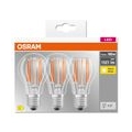 OSRAM LED BASE Classic A100, klare Filament LED-Lampen aus Glas für E27 Sockel, Birnenform, Warmweiß (2700K), 1521 Lumen, Ersatz