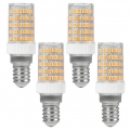 4-er Pack Flimmerfrei E14 13W ＝ 100W LED Licht Keramik + PC Warmweiß 86X2835 SMD AC 220-240V