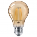 Philips LED Lampe ersetzt 35W, E27 Standardform A60, klar -Vintage, goldweiß, 400 Lumen, nicht dimmbar, 1er Pack