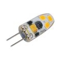 4 Stück Dimmbar G4 LED Lampe 1.5W AC/DC 12V Warmweiß 3000K 6x2835 SMD Mit Silikon Mantel