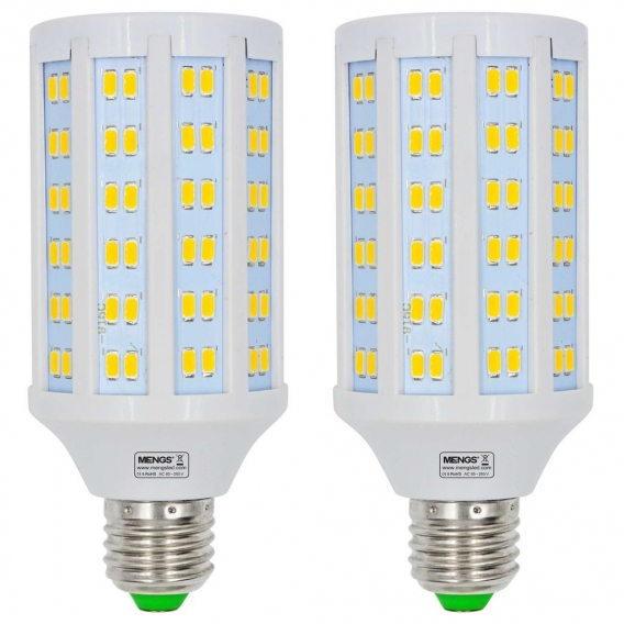 2 Stück E27 LED Lampe 20W Warmweiß 3000K AC 85-265V 144x5730 SMD