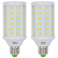 2 Stück E27 LED Lampe 20W Warmweiß 3000K AC 85-265V 144x5730 SMD