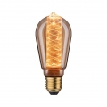 Paulmann LED E27 Leuchtmittel Innerglow in Gold ST64 3,6W 120lm Spiralmuster