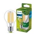 Philips LED Lampe ersetzt 60W, E27 Standardform A60, klar, warmweiß, 840 Lumen, nicht dimmbar, 1er Pack