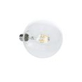 ECD Germany 2er Pack LED Filament Birne Globe E27 6W - Warmweiß 2800K - 125 mm - 624 Lumen - AC 220-240V - erstezt 40W Glühlampe