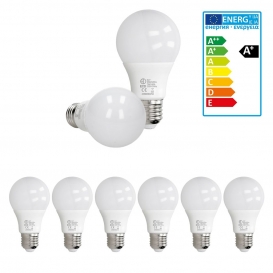 More about ECD Germany 6er Pack E27 LED Lampe Birne 7W - ersetzt 45W Glühlampe - Warmweiß 3000K - 420 Lumen - Abstrahlwinkel 270° - 220-240