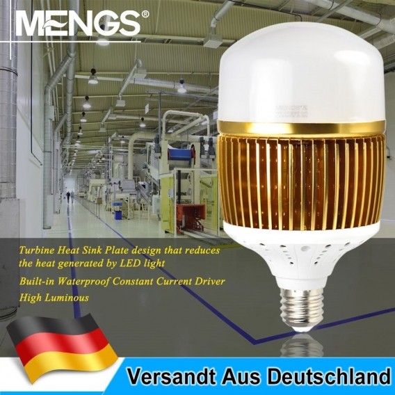 CL-Q150W Hohe Lumen E40 150W ＝ 1200W LED-Glühlampe mit Aluminiumflosse + PC-Abdeckung Kaltweiß AC 85-265V 19500LM Für Fabriklage