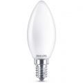 Philips LED Lampe ersetzt 60W, E14 Kerzenform B35, weiß, warmweiß, 806Lumen, nicht dimmbar, 1er Pack