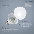 Aigostar LED Lampe Birnen E14, 7W, Kaltweiß Licht 6400K, 560 Lumen, Abstrahlwinkel 230 Grad, 5er Pack, Kugel, Energiespar [Energ