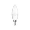 OSRAM LED BASE Classic B40, matte Filament LED-Lampen aus Glas für E14 Sockel, Kerzenform, Warmweiß (2700K), 806 Lumen, Ersatz f