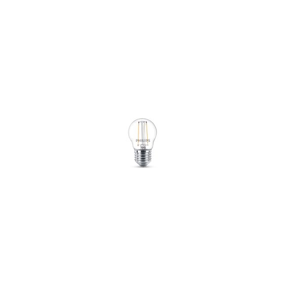 Philips LED Lampe ersetzt 25W, E27 Tropfenform P45, klar, warmweiß, 250 Lumen, nicht dimmbar, 1er Pack