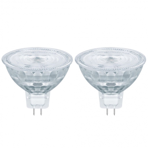 OSRAM LED STAR MR16 35 (36°) FS Warmweiß SMD Klar GU5.3 Spot Doppelpack