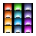 ECD Germany 3er Pack LED Birne mit IR-Fernbedienung 24 Tasten - E14 3W - RGB - AC 220-240V - 250 Lumen - 50x102 mm - farbwechsel